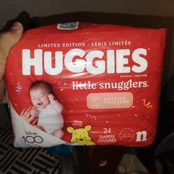 Diapers For New Borns/Preemie. Huggies 24ct, Pampers 27ct, Comforts 36ct