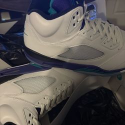 Retro Air Jordan 5s Grapes/fresh Prince OG 2025🍇~authentic~
