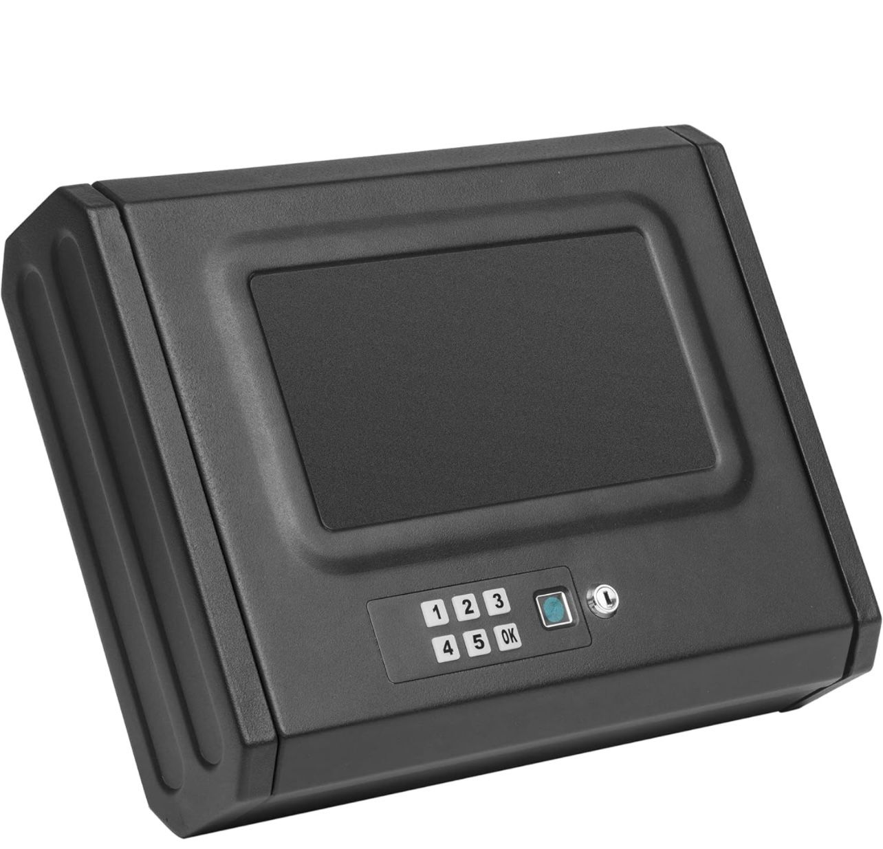 n Safe, Biometric Gun Safes for pistol with LCD of Battery, USB-C Port, Fingerprint Quick Access Handgun Safe Portable for Car Bedside Nightstan