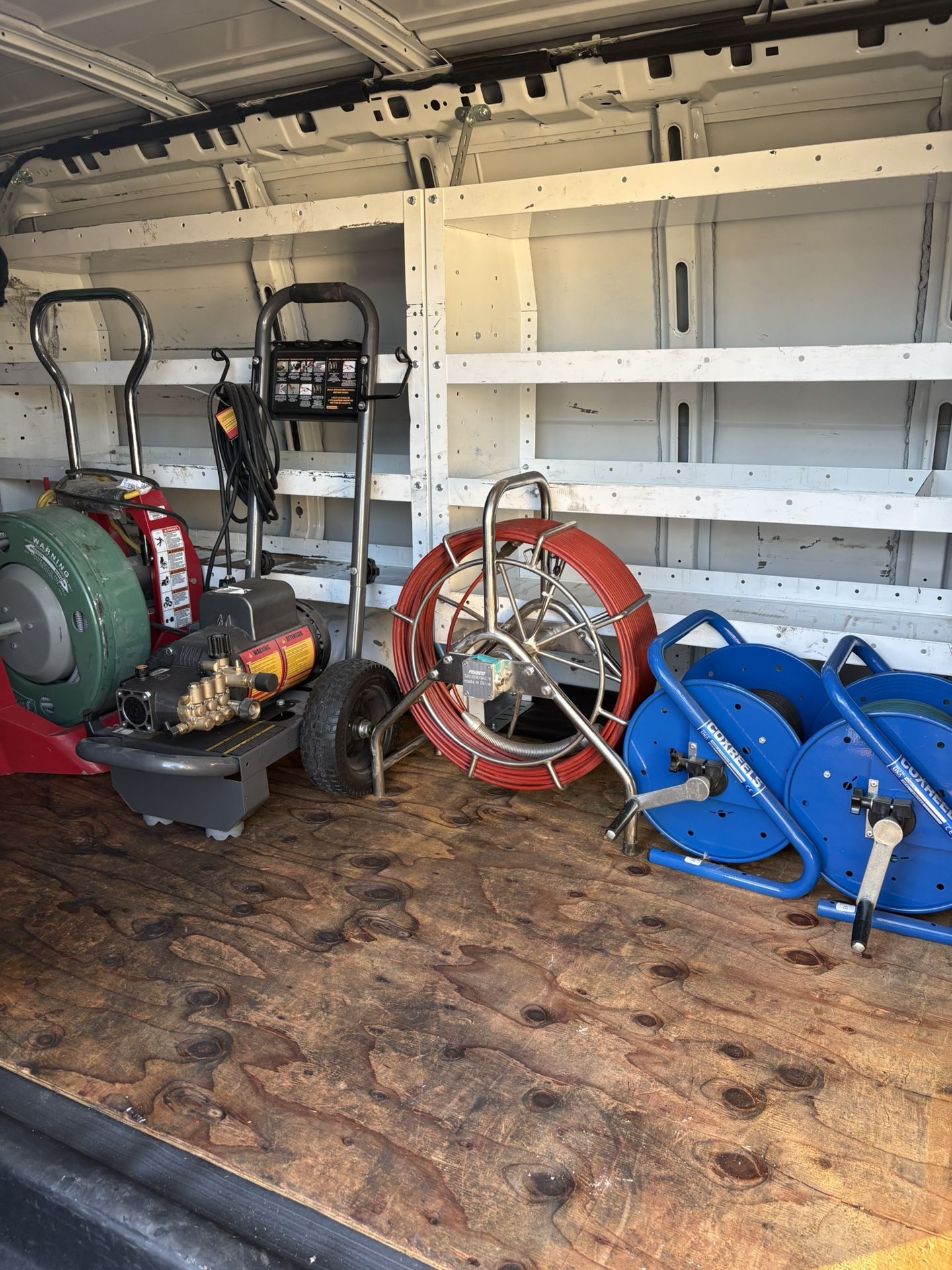 2017 Diesel Chevy Van with All Plumbing Equipment