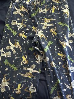 Rick and Morty Pajama Pants M