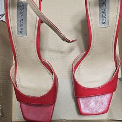 Steve Madden “Scorch” Red Heels – Size 9.5 (Like New)