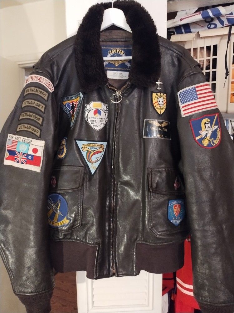 Cooper Bomber Jacket Wore In Actually Battle
