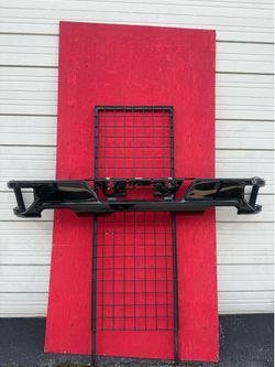 2019 - 2024 Chevy Silverado 1500 Rear Bumper Black