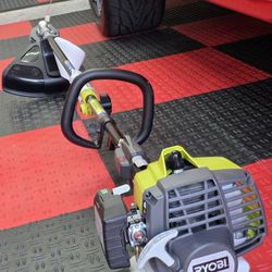 Brand New RYOBI 25 cc 2-Stroke Attachment Capable Full Crank Straight Gas Shaft String Trimmer