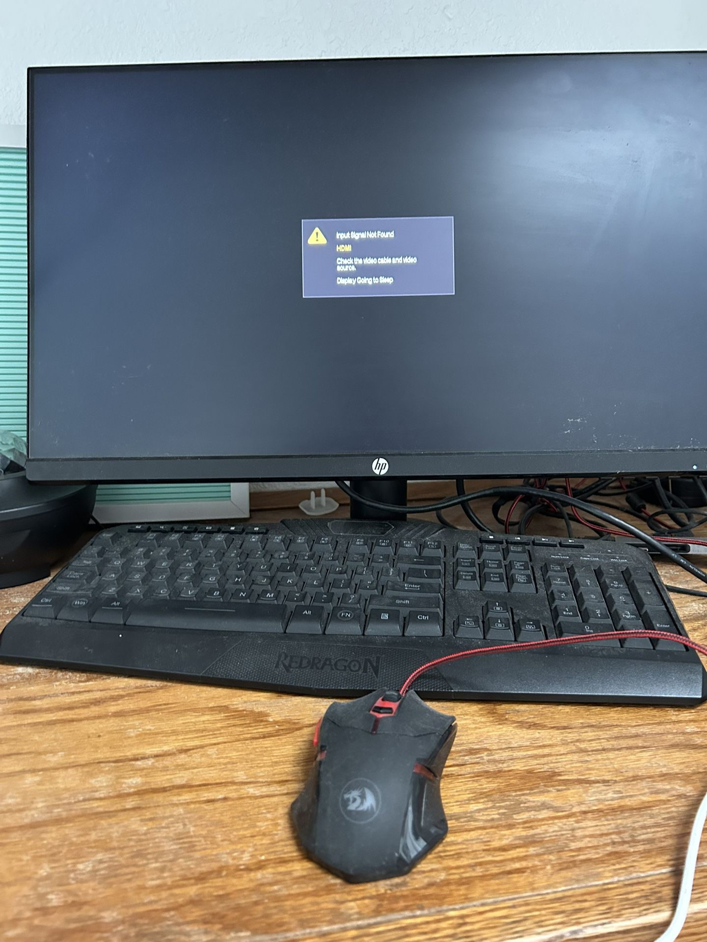 Computer Monitor And Keyboard