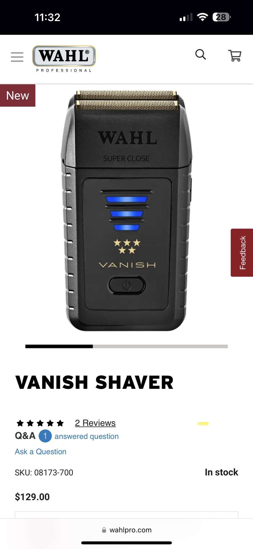 Wahl Vanish Shaver Tools & Accessories