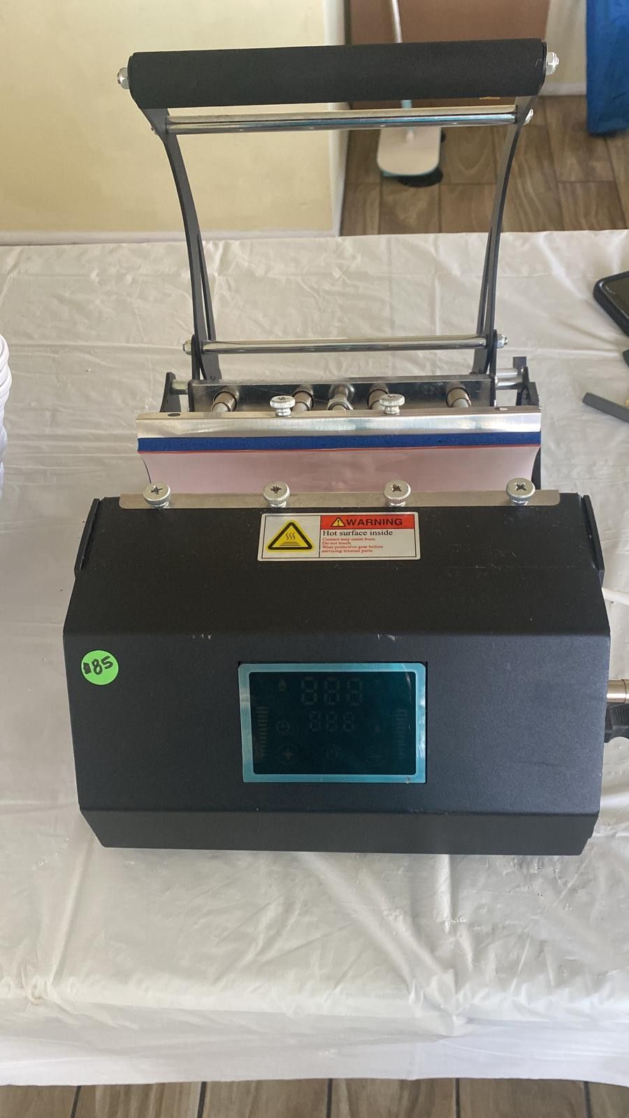 Tumbler heat press.