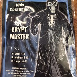 Crypt Master Halloween Costume ( Size Large 10-12 )
