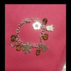 925.Silver. Charm Bracelet.