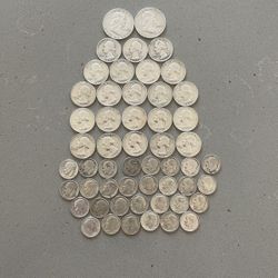 Lot Of 90% Silver Halves, Quarters, Dimes (1(contact info removed))