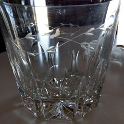 Ice bucket etched floral princess house