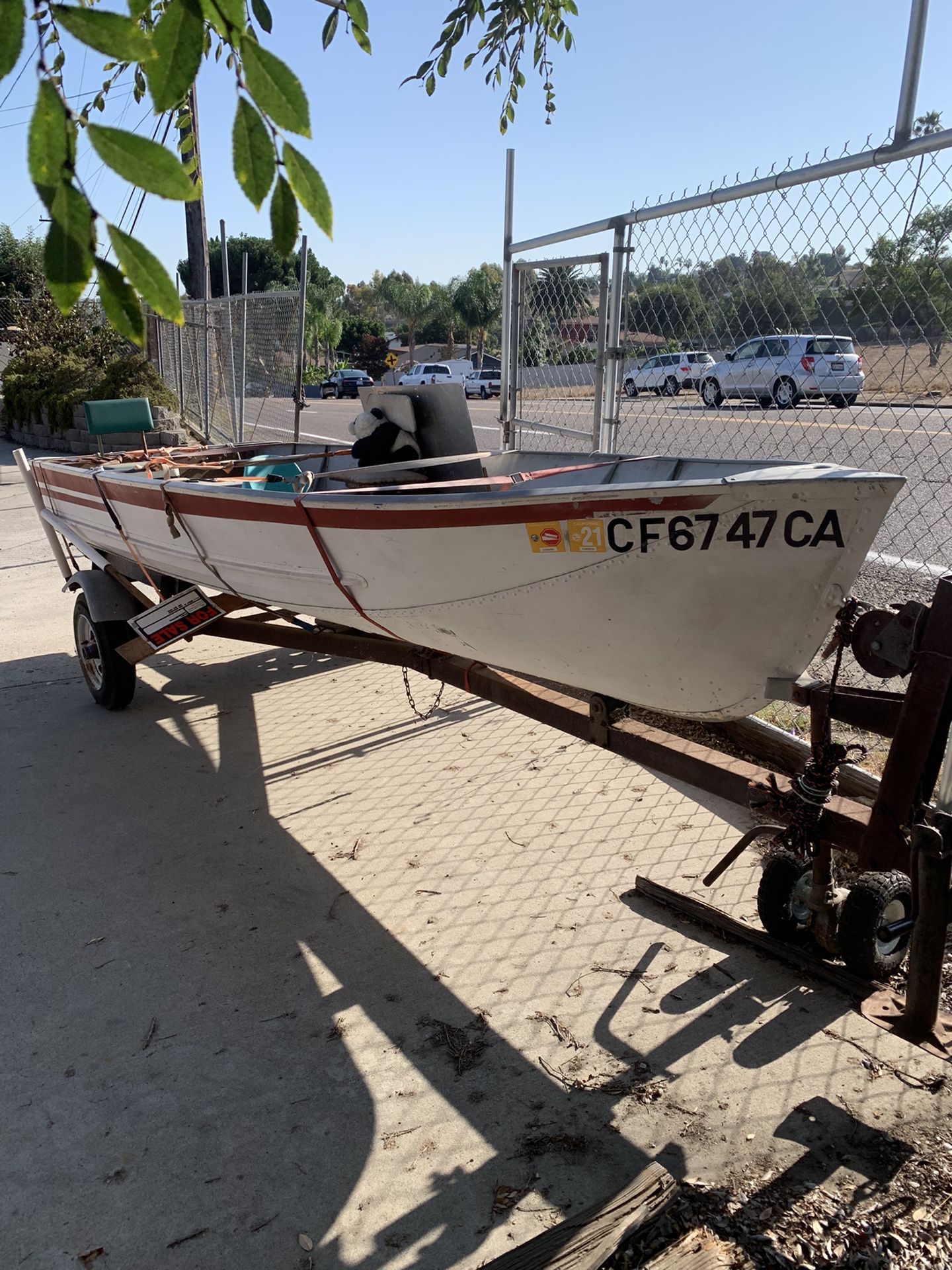 14 Ft. Boat And Trailer Plus Extras 