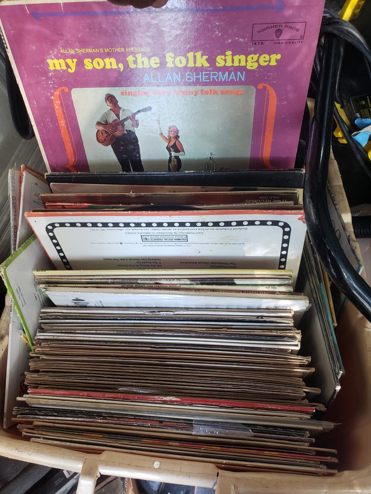 Vintage Records Old Whole Lot Sell 