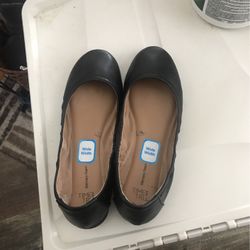 Black Ballet Flats 8.5 Wide “New” 8 1/2w