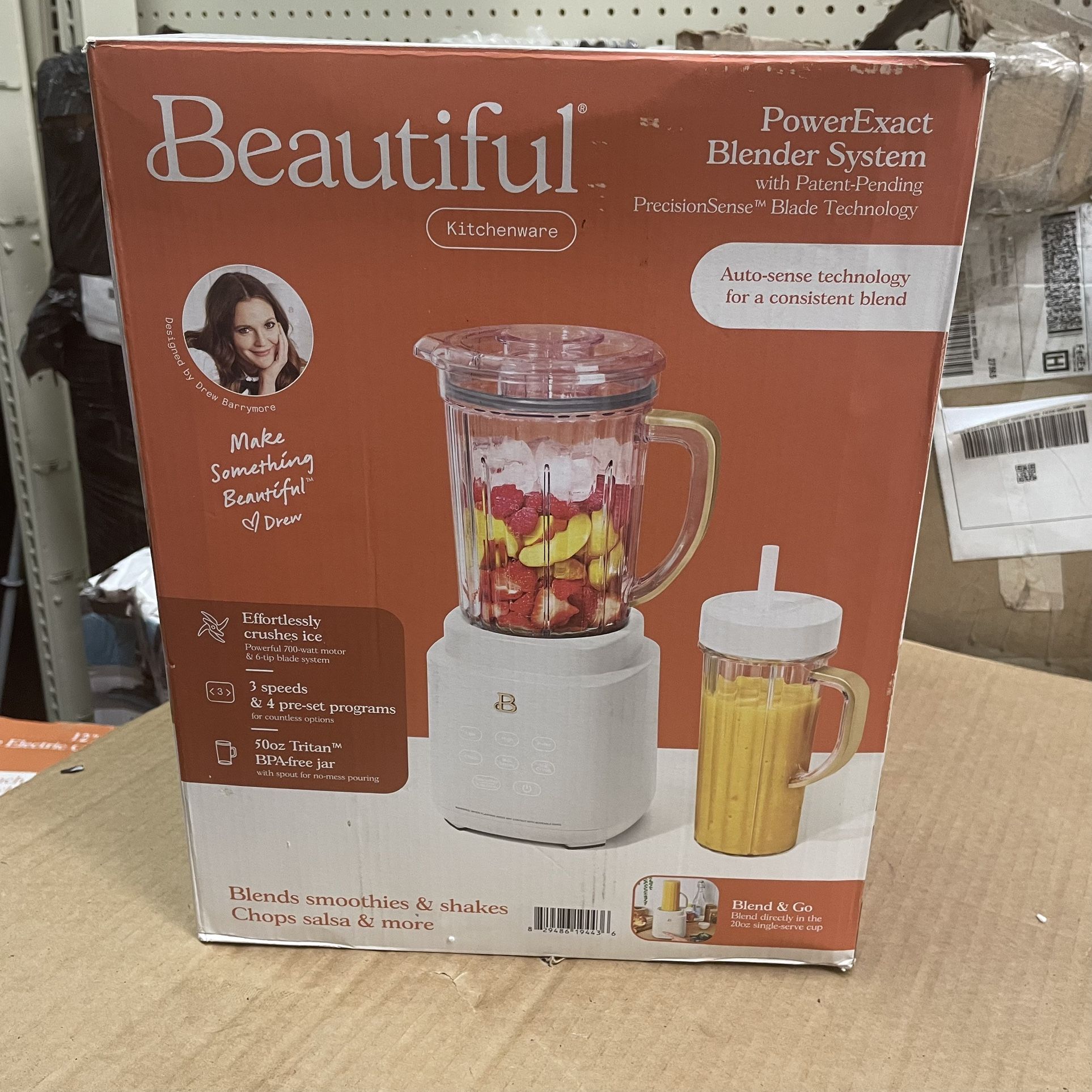 Beautiful PowerExact Blender System, White Icing by Drew Barrymore