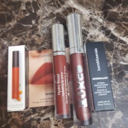 4 Brand New Bare Minerals Name Brand Lipstick S