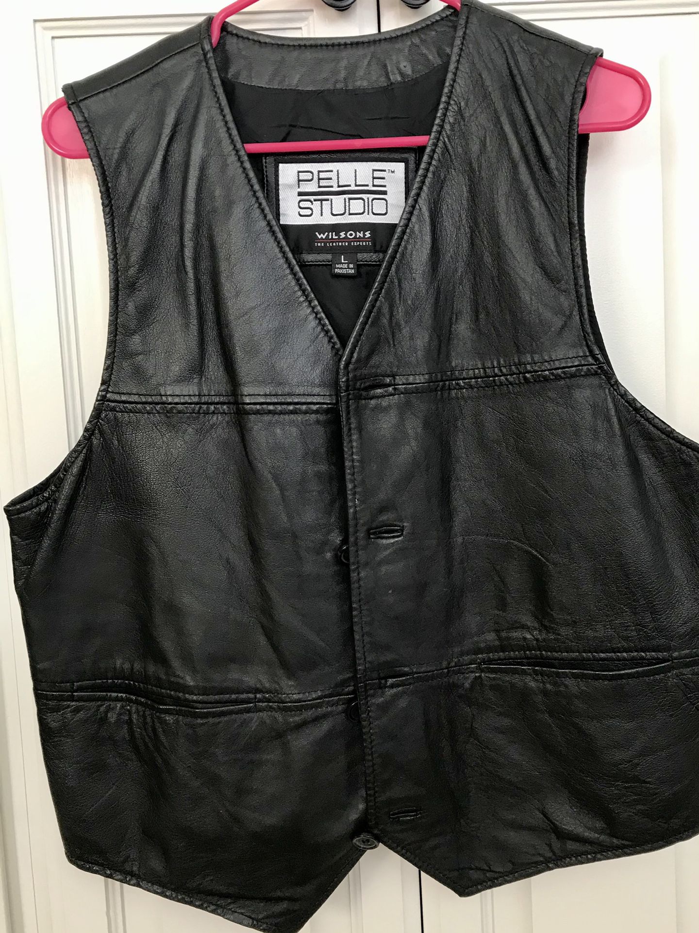 Wilson's Leather Men's Motorcycle Vest