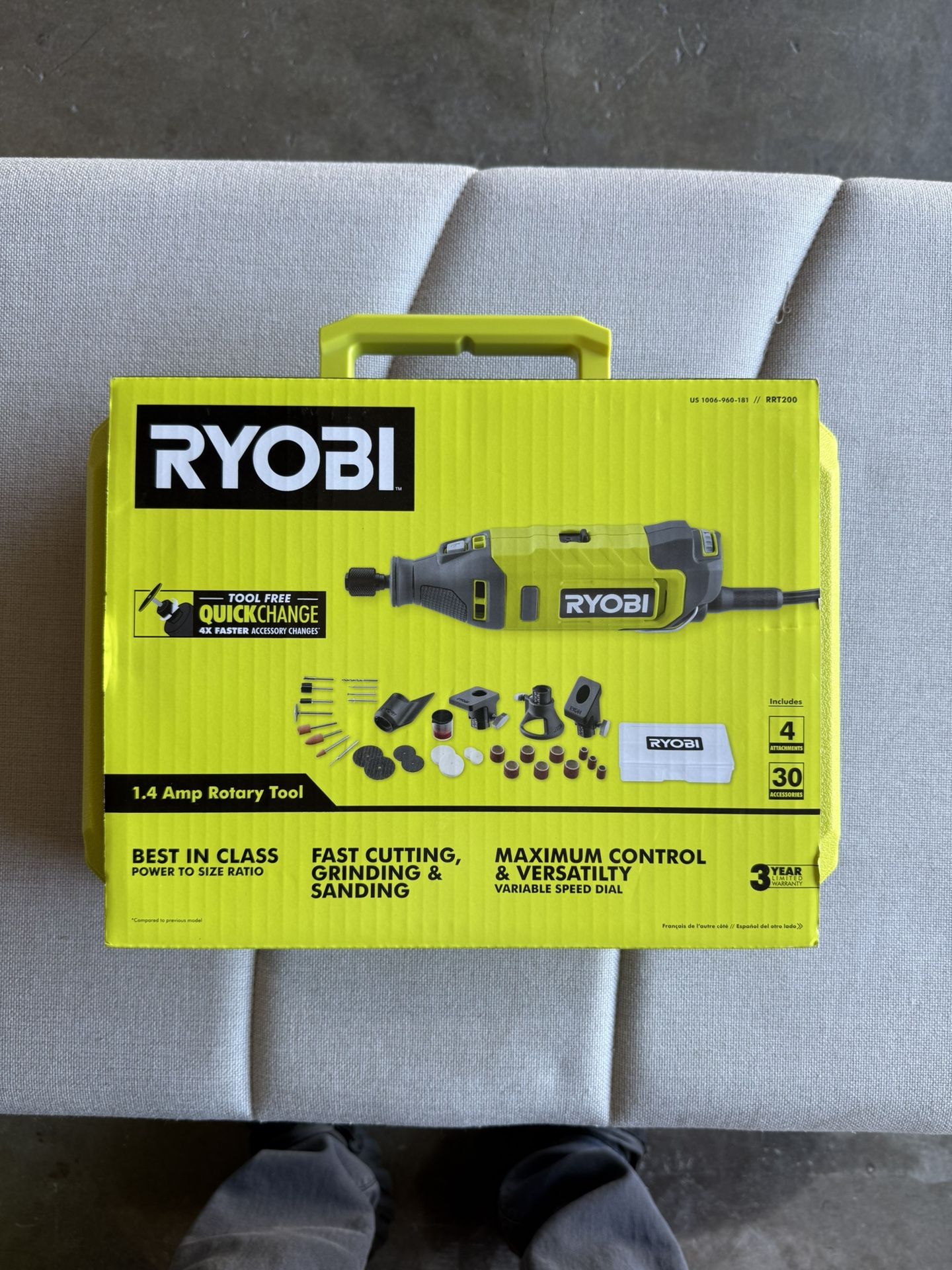 RYOBI 1.4 Amp Corded Rotary Tool