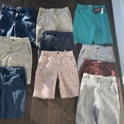 Lot Of 10 Old Navy Boy Size 14 Shorts 