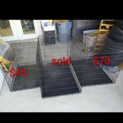Wire pet crates,2 available
