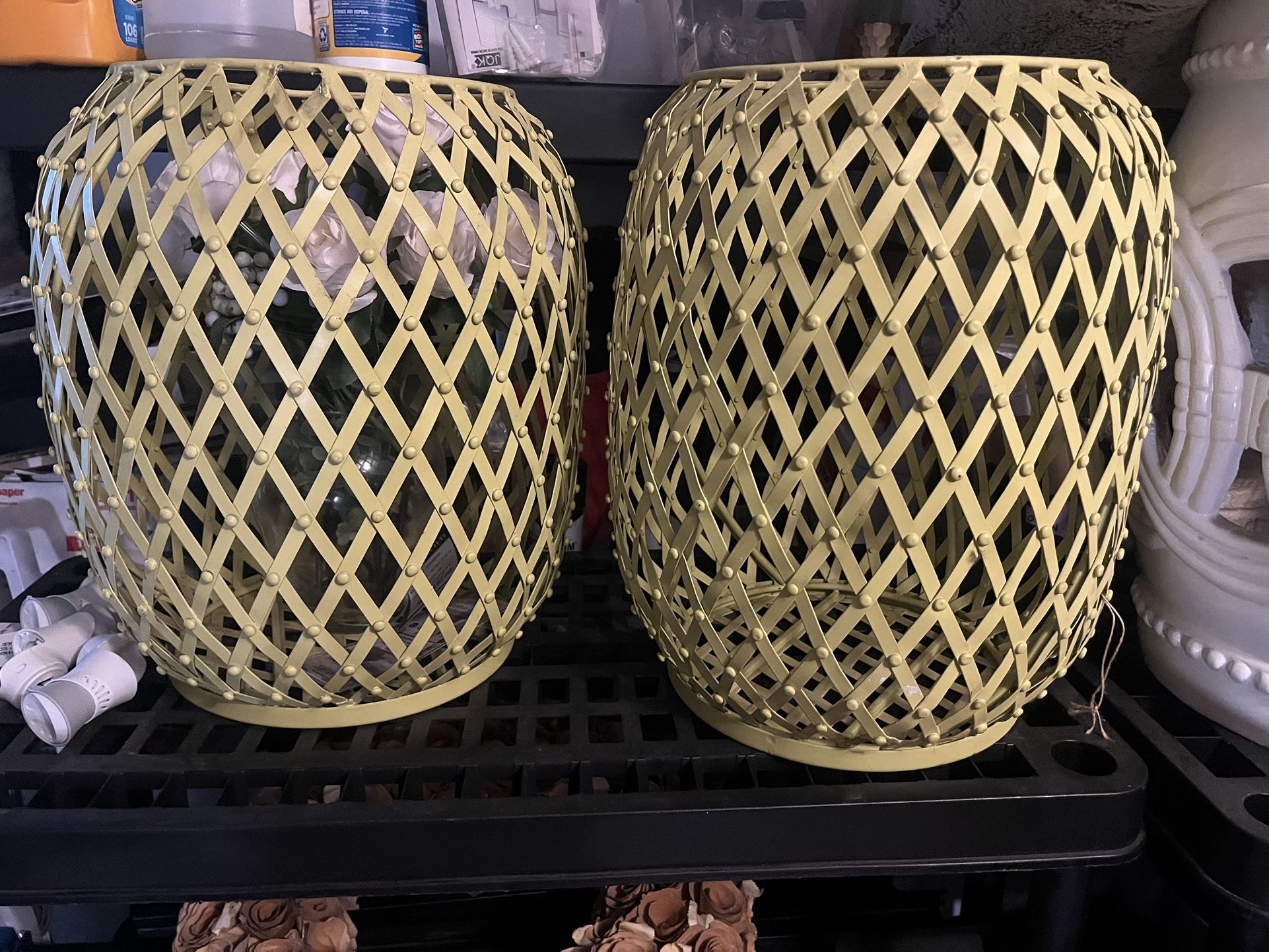 2 Wire End Tables/decor