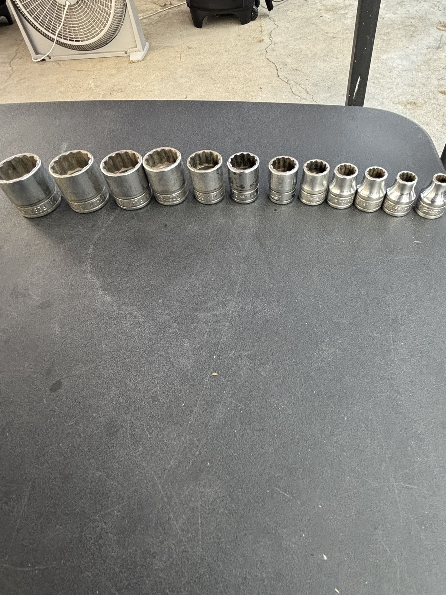 3/8 Shallow 12 Point Chrome