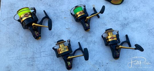 Penn reels slammer 260,360, 460, 560 excellent conditions