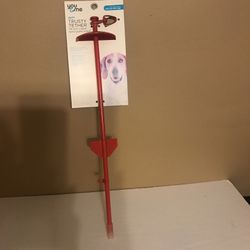Trusty Tether Tie Out W/Dome Stake New