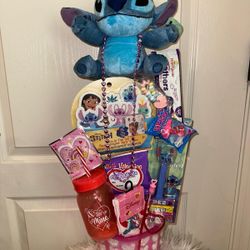 Stitch 🩵💙Valentine’s Day ❤️Basket