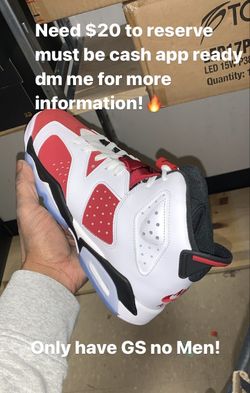 Air Jordan 6 grade school