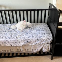 Baby Bed full Set With Waterproof Mattress 