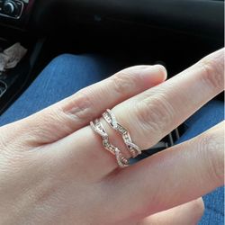10 K Rose Gold Enhancement Ring 