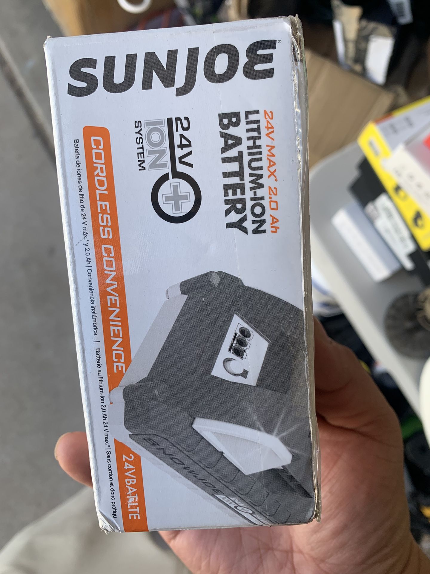 SUNJOE 24VBAT-LTE LITHIUM-ION BATTERY 2.0 AH