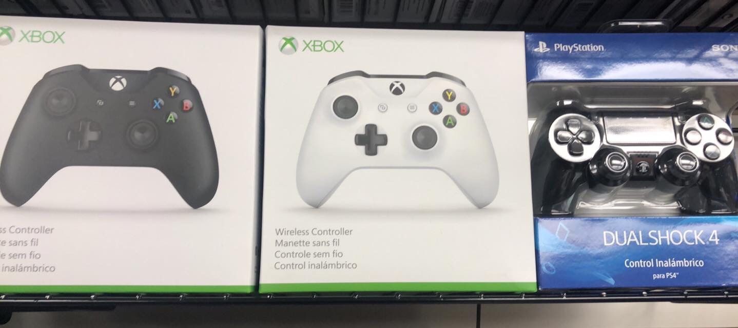 New controllers PS4 and Xbox one