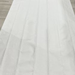 Window White Sun Block Out Panel 42”Wx84”L New 