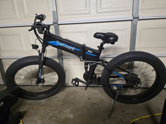TotGuard foldable fat-tire electric bike.