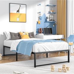Metal Platform Bed Frame Twin Size