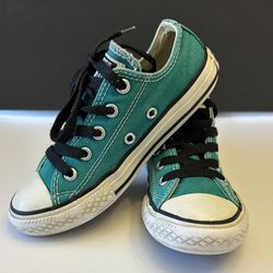 Converse Kids Teal Color Chucks Size 12
