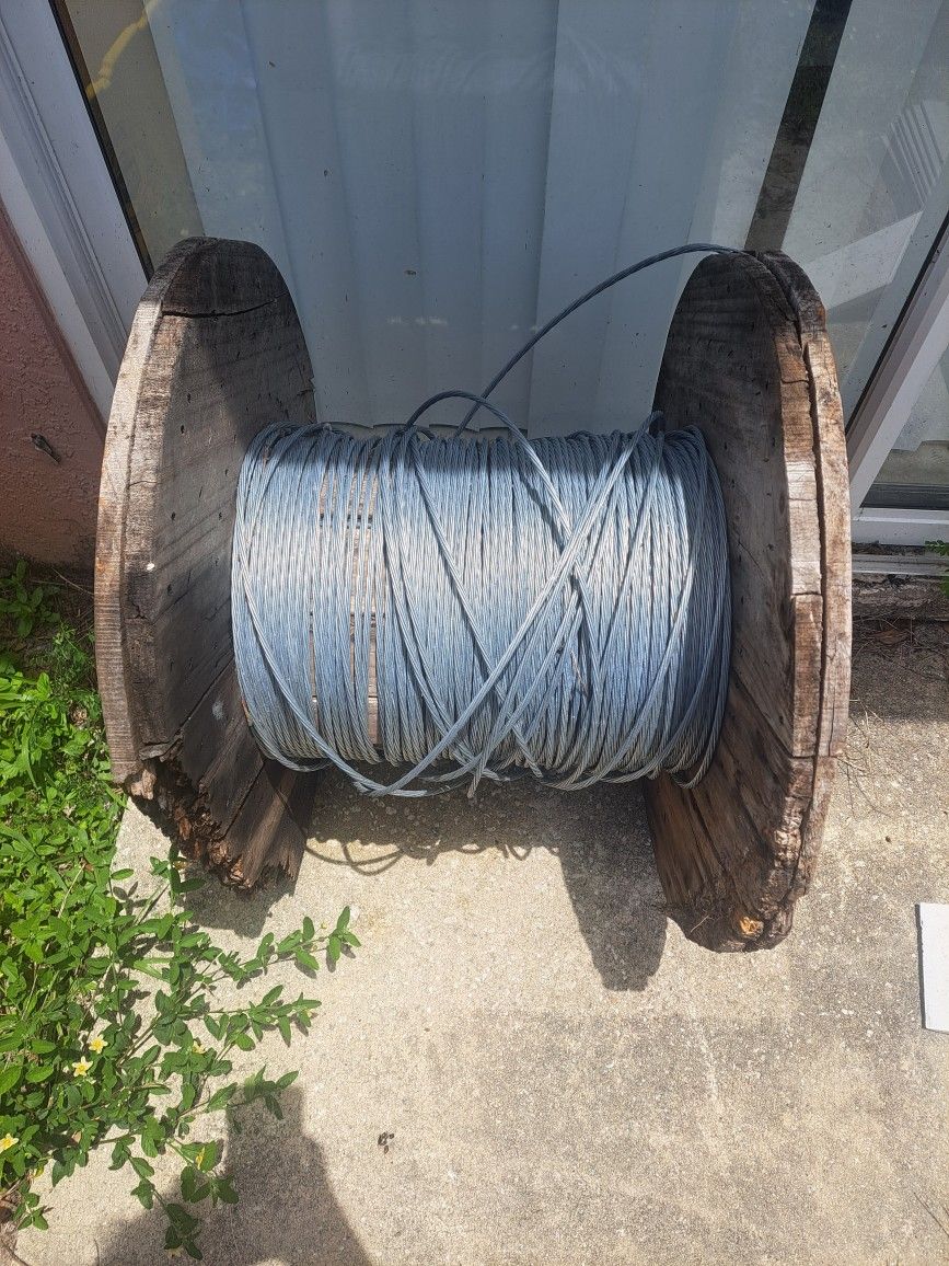 Wire strand 1/4 500 ft 1×7