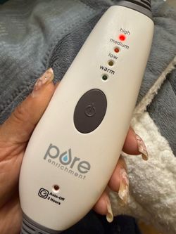 Weighed heated throw