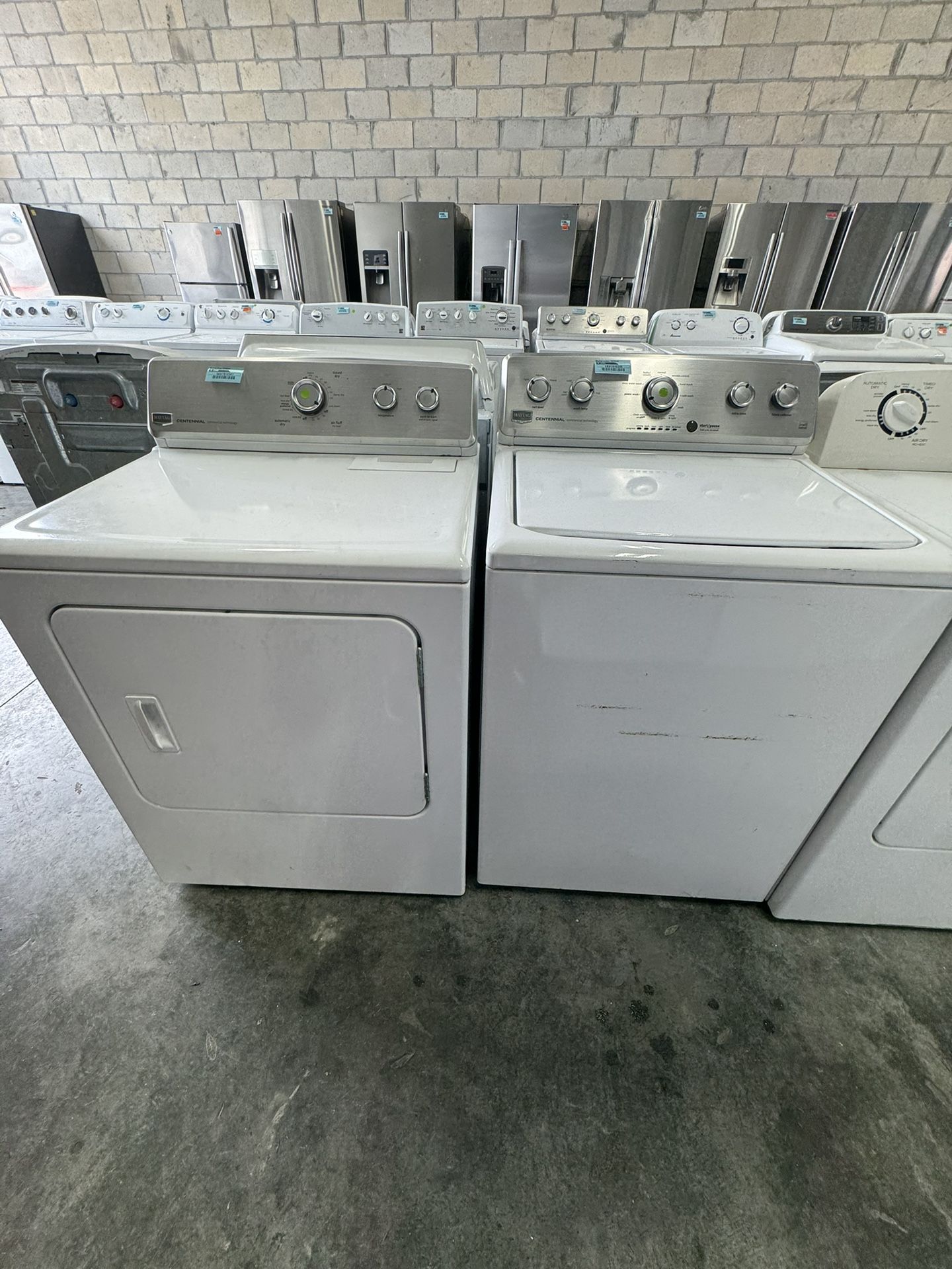 Maytag Set Washing Machine And Electric Dryer
