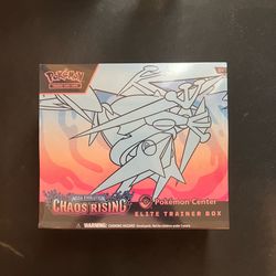 Chaos Rising Pokemon Center ETB
