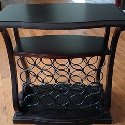 Wine Rack Occasional Table