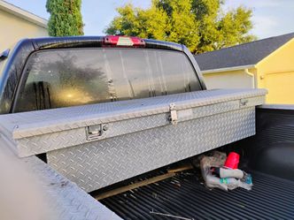 Diamond plated toolbox