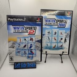 Winter Sports 2008 The Ultimate Challenge & 2 LOT ( PlayStation 2 PS2 ) - CIB -