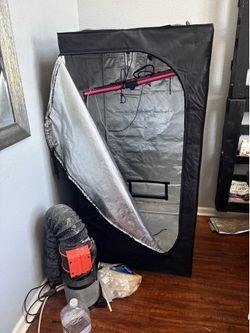 Two grow tents complete setup