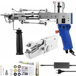 Electric carpet quilting gun, electric rug making machine, high-efficiency carpet weaving, carpet making tools with sewing machine