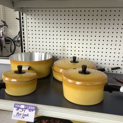Steel Pot Set Of 4 