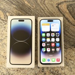 iPhone 14 Pro Max 128GB | Paid Off + Factory Unlocked | Works for Any Carrier